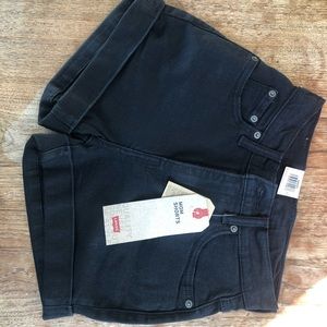 Brand new black Levi shorts